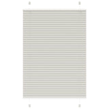 Store plissé gris clair 100x150 cm largeur du tissu 99,4cm