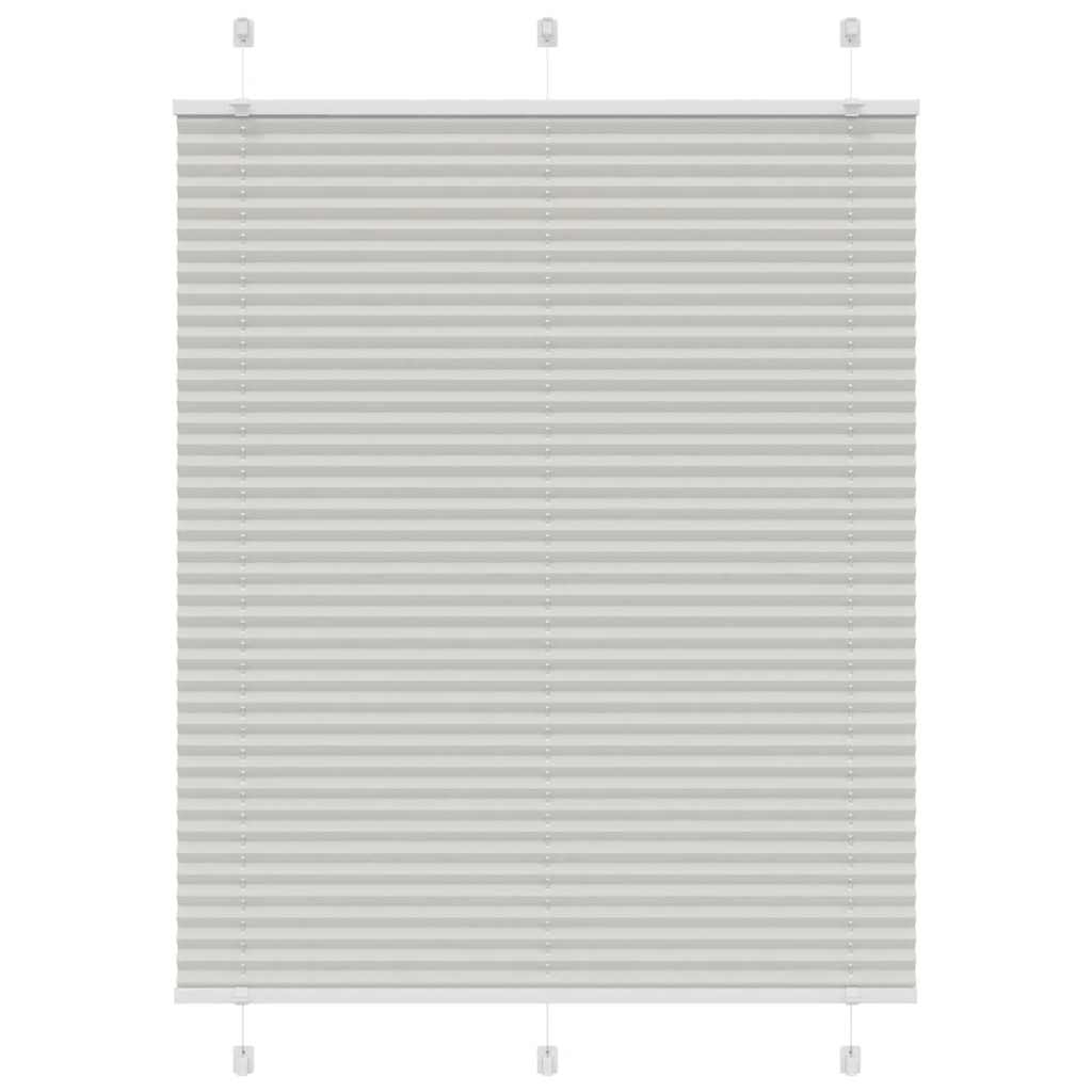 Store plissé gris clair 110x150cm largeur du tissu 109,4cm