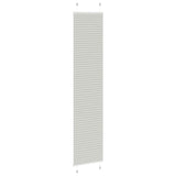 Store plissé gris clair 40x200 cm largeur du tissu 39,4 cm