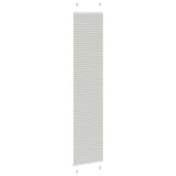 Store plissé gris clair 50x200 cm largeur du tissu 49,4 cm