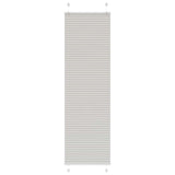 Store plissé gris clair 55x200 cm largeur du tissu 54,4 cm