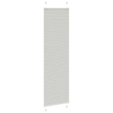 Store plissé gris clair 55x200 cm largeur du tissu 54,4 cm