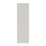 Store plissé gris clair 65x200 cm largeur du tissu 64,4 cm