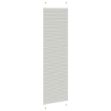 Store plissé gris clair 65x200 cm largeur du tissu 64,4 cm