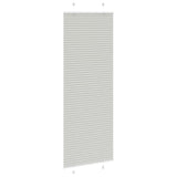 Store plissé gris clair 70x200 cm largeur du tissu 69,4 cm