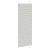 Store plissé gris clair 70x200 cm largeur du tissu 69,4 cm