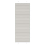 Store plissé gris clair 80x200 cm largeur du tissu 79,4 cm