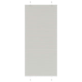 Store plissé gris clair 85x200 cm largeur du tissu 84,4 cm