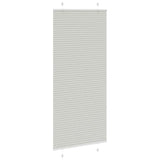 Store plissé gris clair 85x200 cm largeur du tissu 84,4 cm