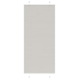 Store plissé gris clair 95x200 cm largeur du tissu 94,4 cm