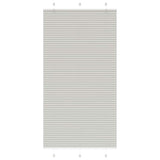 Store plissé gris clair 105x200cm largeur du tissu 104,4cm