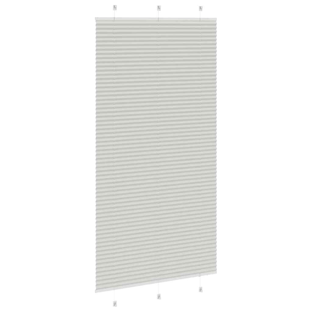 Store plissé gris clair 110x200cm largeur du tissu 109,4cm