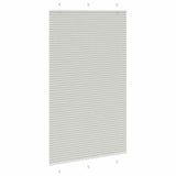 Store plissé gris clair 115x200cm largeur du tissu 114,4cm