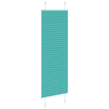 Store plissé vert pétrole 40x100 cm largeur du tissu 39,4 cm