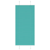 Store plissé vert pétrole 55x100 cm largeur du tissu 54,4 cm