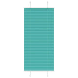 Store plissé vert pétrole 60x100 cm largeur du tissu 59,4 cm