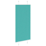 Store plissé vert pétrole 65x100 cm largeur du tissu 64,4 cm