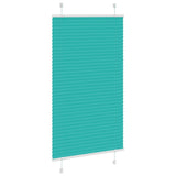 Store plissé vert pétrole 70x100 cm largeur du tissu 69,4 cm