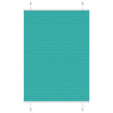 Store plissé vert pétrole 90x100 cm largeur du tissu 89,4 cm