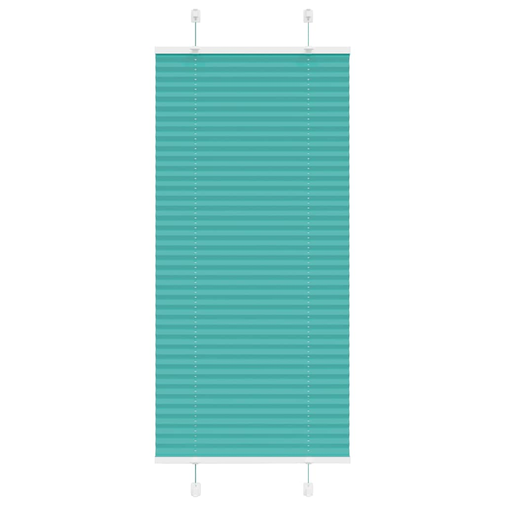 Store plissé vert pétrole 55x150 cm largeur du tissu 54,4 cm