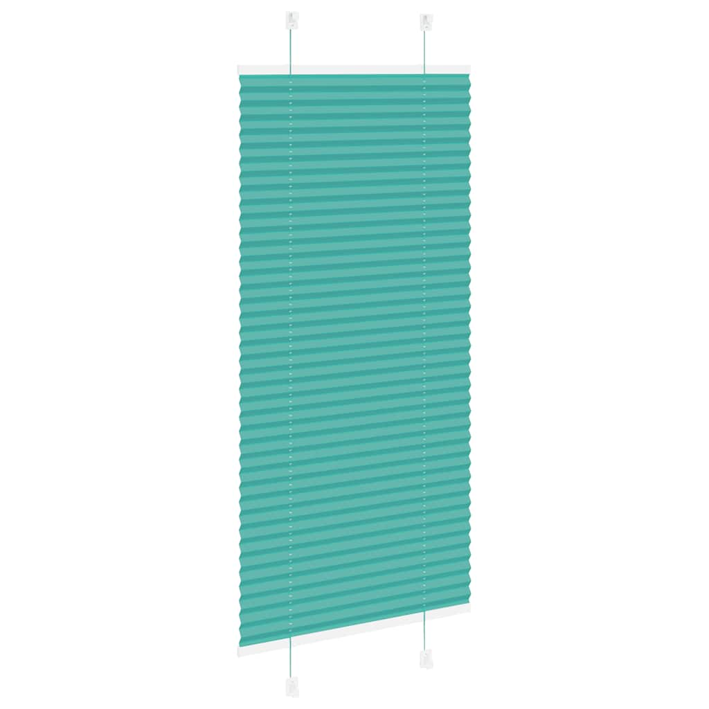 Store plissé vert pétrole 55x150 cm largeur du tissu 54,4 cm