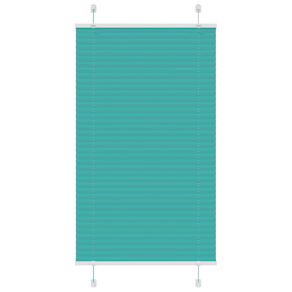 Store plissé vert pétrole 80x150 cm largeur du tissu 79,4 cm