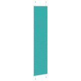 Store plissé vert pétrole 40x200 cm largeur du tissu 39,4 cm