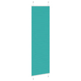 Store plissé vert pétrole 55x200 cm largeur du tissu 54,4 cm