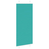 Store plissé vert pétrole 85x200 cm largeur du tissu 84,4 cm