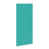 Store plissé vert pétrole 90x200 cm largeur du tissu 89,4 cm