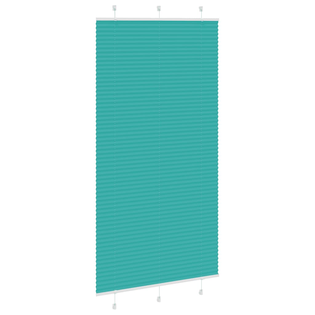 Store plissé vert pétrole 110x200cm largeur du tissu 109,4cm