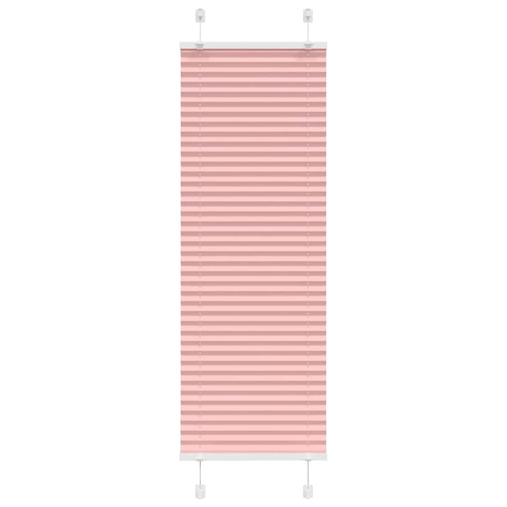 Store plissé rose 40x100 cm largeur du tissu 39,4 cm polyester