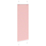 Store plissé rose 40x100 cm largeur du tissu 39,4 cm polyester