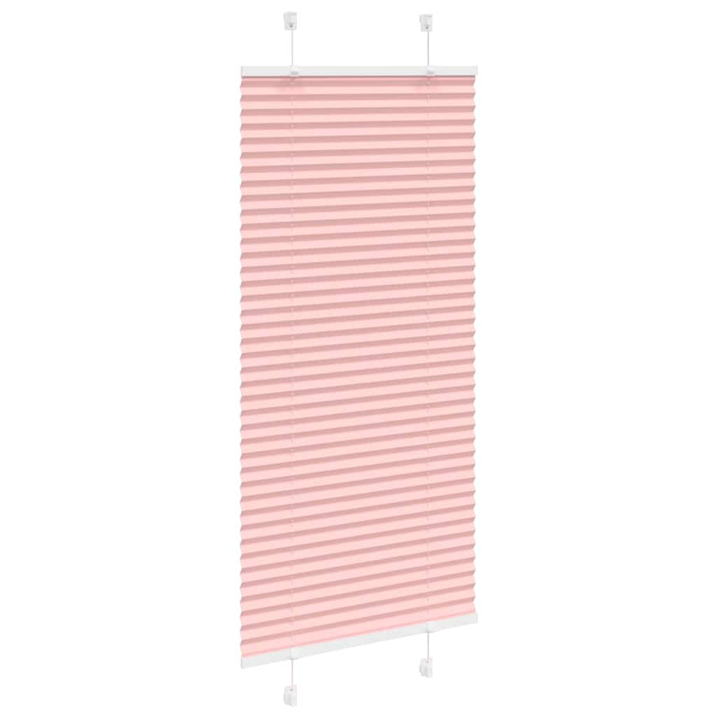 Store plissé rose 55x100 cm largeur du tissu 54,4 cm polyester