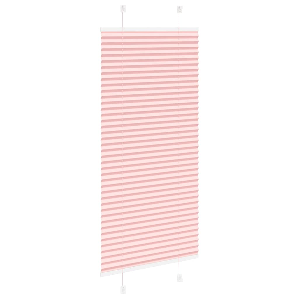 Store plissé rose 55x100 cm largeur du tissu 54,4 cm polyester