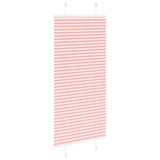 Store plissé rose 55x100 cm largeur du tissu 54,4 cm polyester