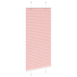 Store plissé rose 65x100 cm largeur du tissu 64,4 cm polyester