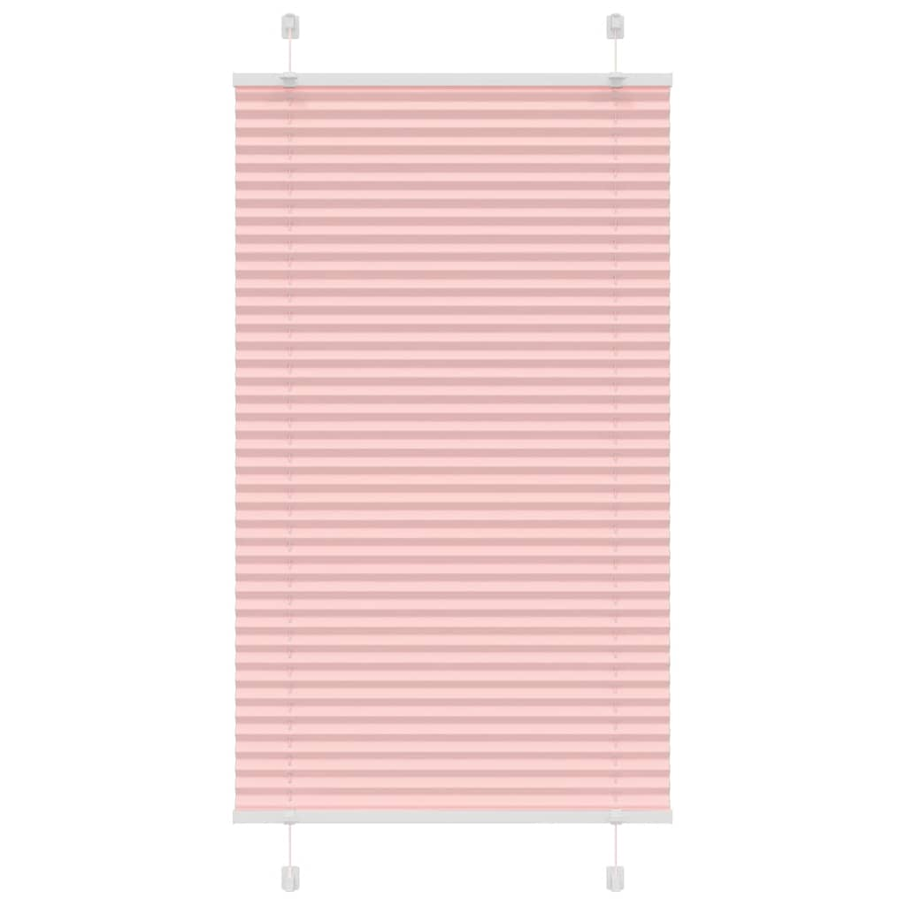 Store plissé rose 70x100 cm largeur du tissu 69,4 cm polyester