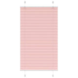 Store plissé rose 70x100 cm largeur du tissu 69,4 cm polyester