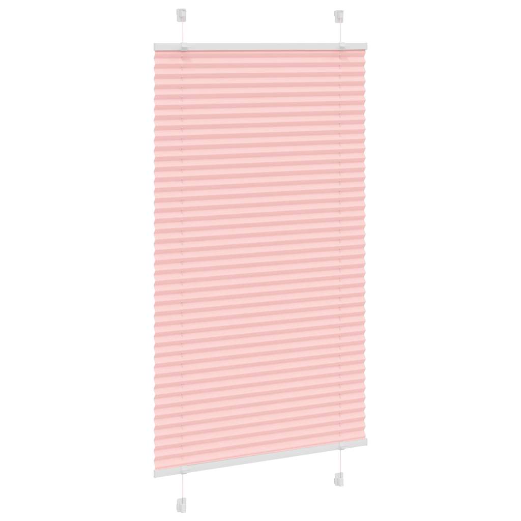 Store plissé rose 70x100 cm largeur du tissu 69,4 cm polyester