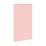 Store plissé rose 70x100 cm largeur du tissu 69,4 cm polyester