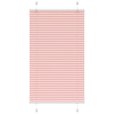 Store plissé rose 75x100 cm largeur du tissu 74,4 cm polyester