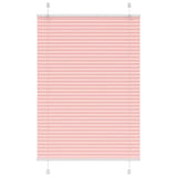 Store plissé rose 85x100 cm largeur du tissu 84,4 cm polyester