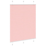 Store plissé rose 110x100 cm largeur du tissu 109,4cm polyester