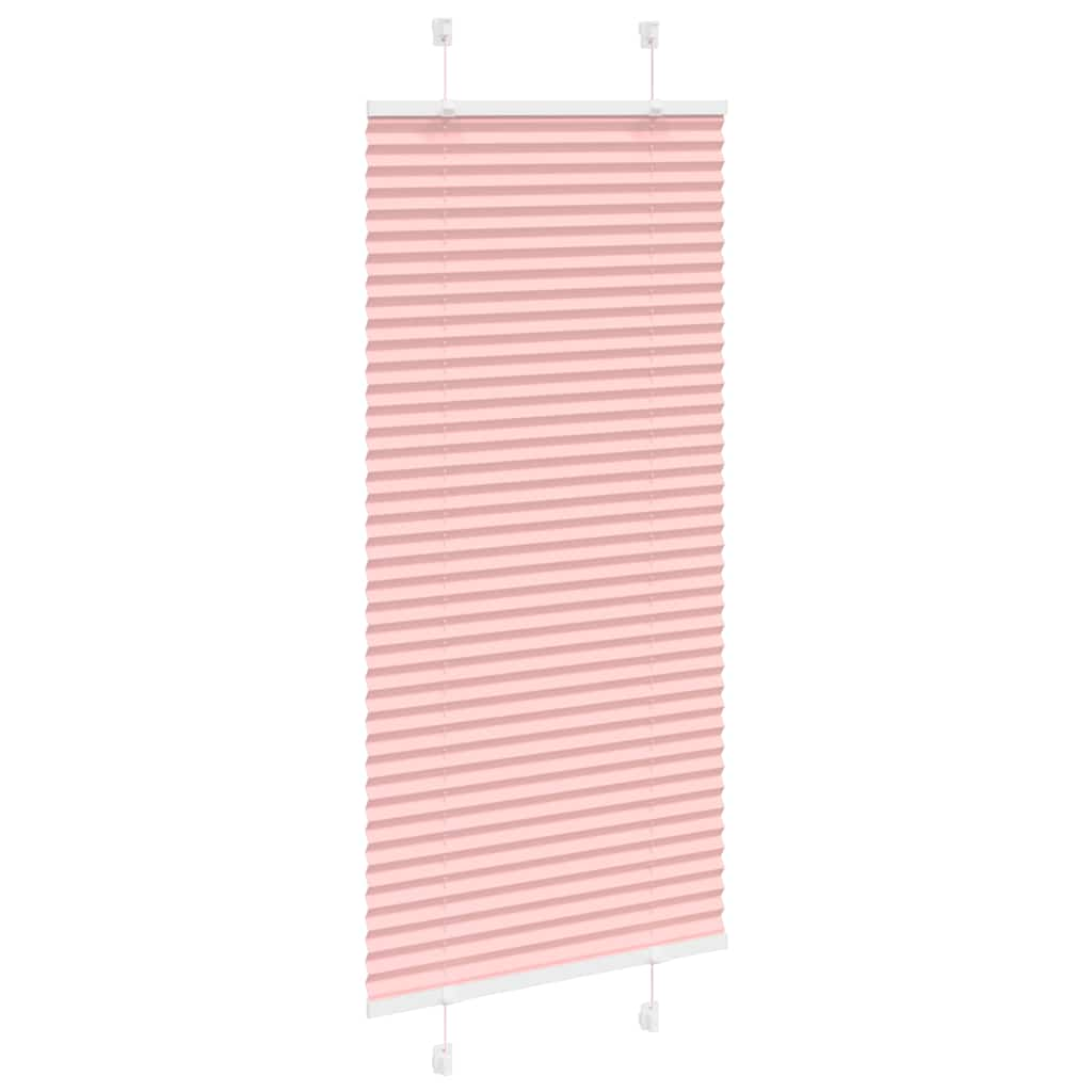 Store plissé rose 55x150 cm largeur du tissu 54,4 cm polyester