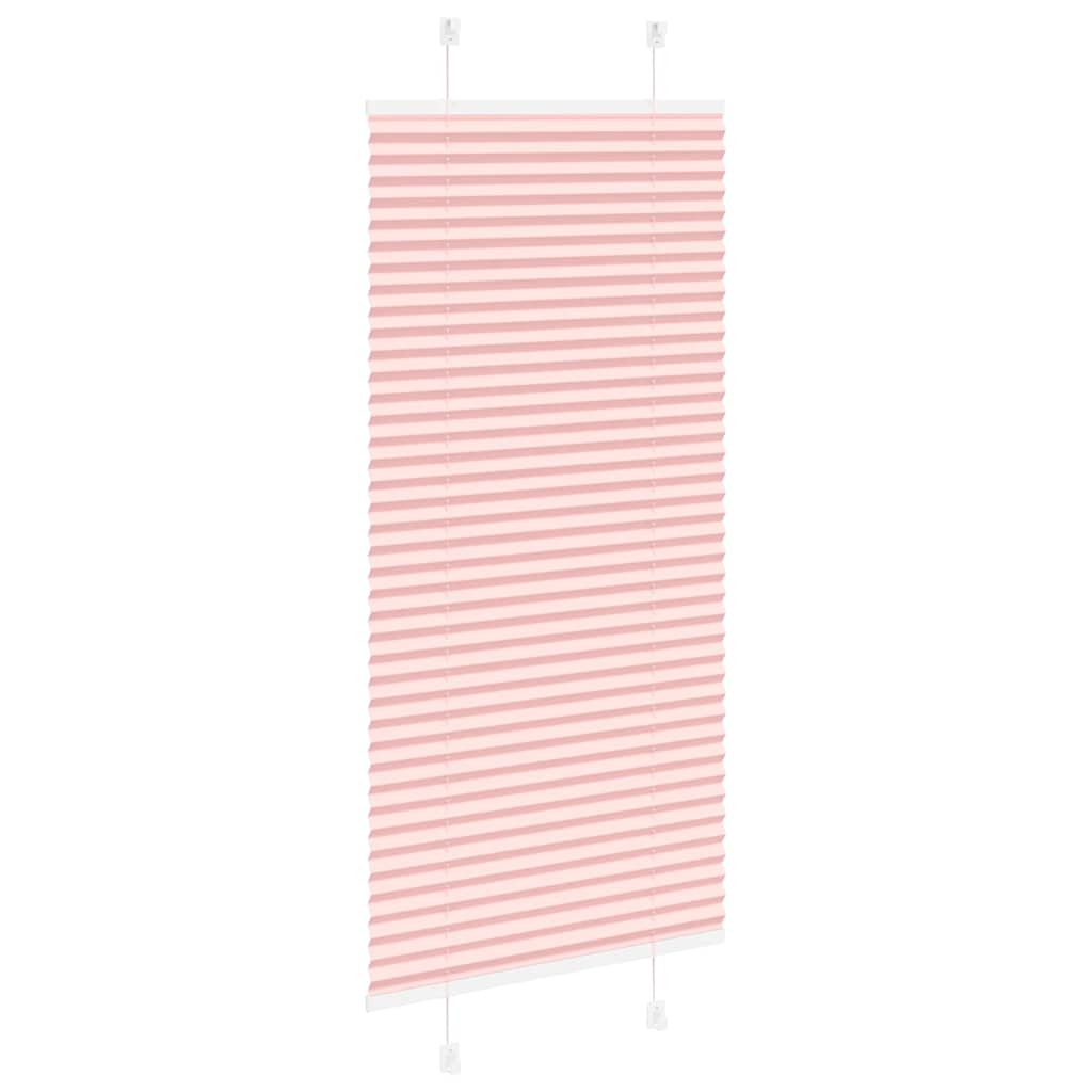 Store plissé rose 65x150 cm largeur du tissu 64,4 cm polyester