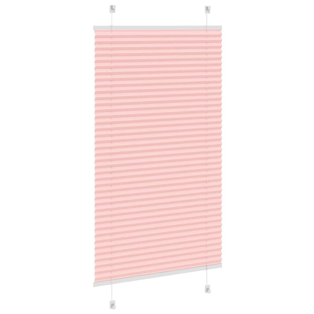 Store plissé rose 70x150 cm largeur du tissu 69,4 cm polyester