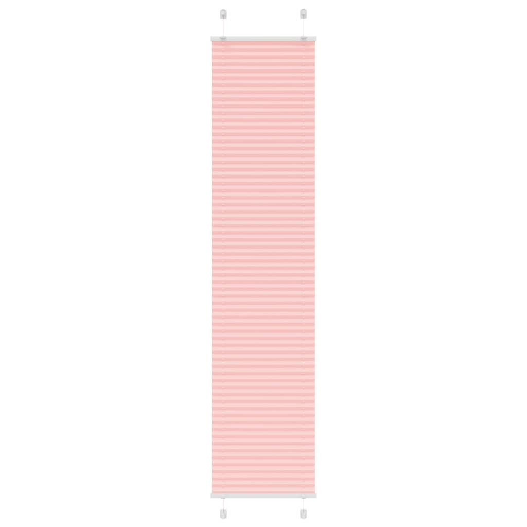 Store plissé rose 40x200 cm largeur du tissu 39,4 cm polyester