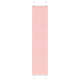 Store plissé rose 40x200 cm largeur du tissu 39,4 cm polyester