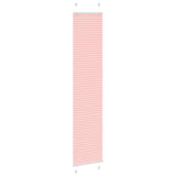 Store plissé rose 40x200 cm largeur du tissu 39,4 cm polyester